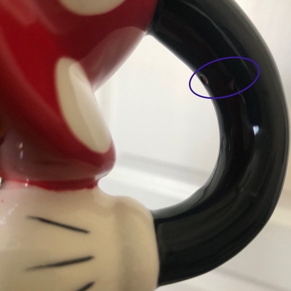 Disney World Minnie Mouse half body / skirt legs mug NWT - Picture 15 of 16